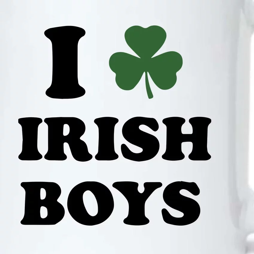 I Love Irish Boy Black Color Changing Mug