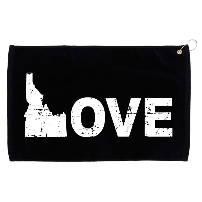 I Love Idaho Boise Potato Gem State Gift Idea Grommeted Golf Towel