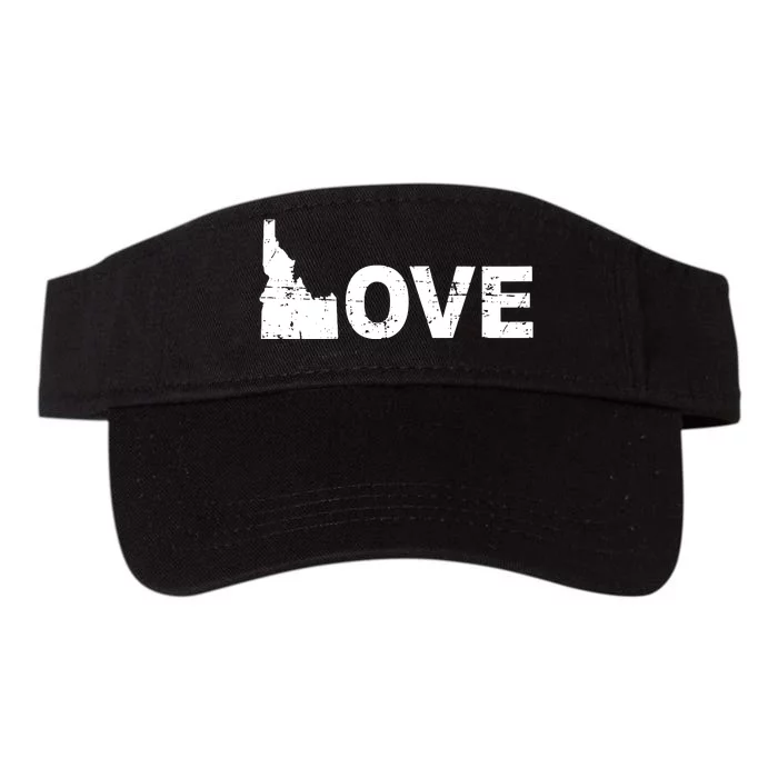 I Love Idaho Boise Potato Gem State Gift Idea Valucap Bio-Washed Visor