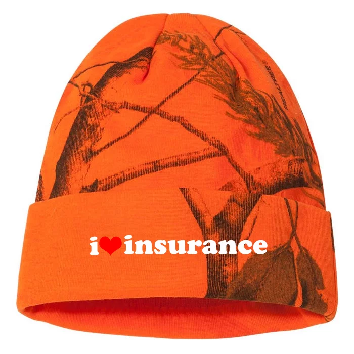 I Love Insurance Kati - 12in Camo Beanie