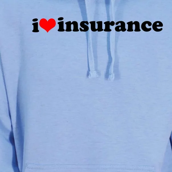 I Love Insurance Unisex Surf Hoodie