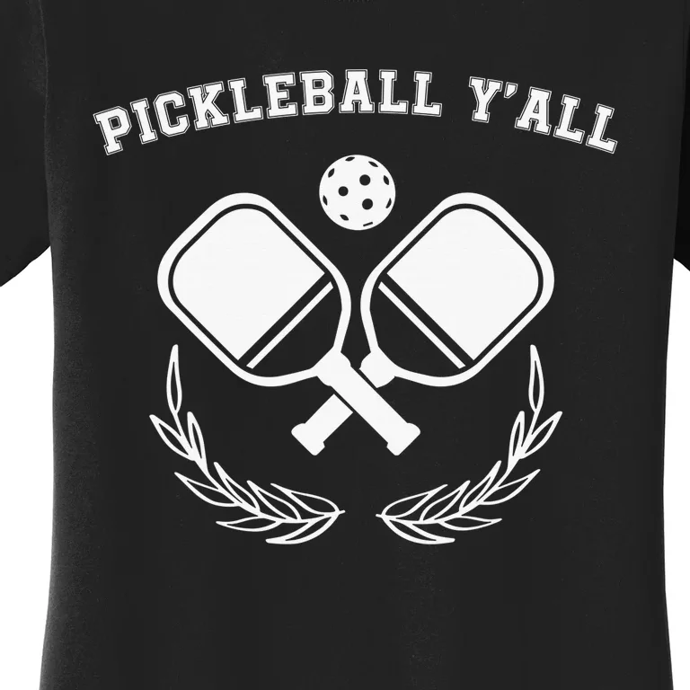 I Love It When My Wife Lets Me Play Pickleball Funny Women's T-Shirt