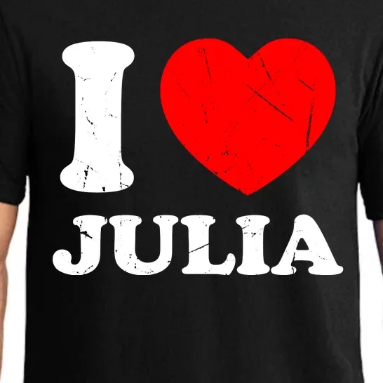 I Love Julia Pajama Set