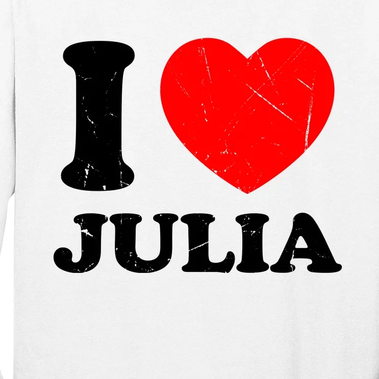 I Love Julia Long Sleeve Shirt