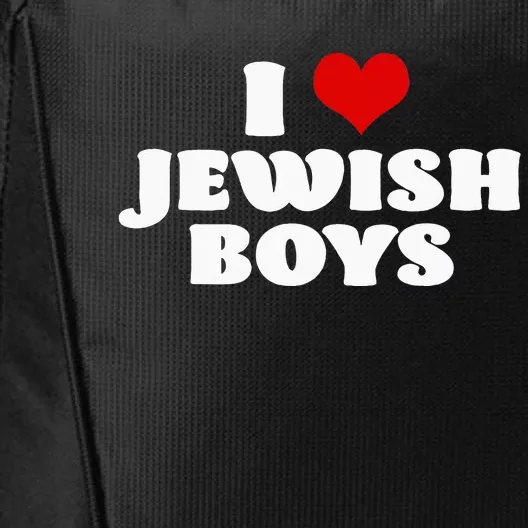 I Love Jewish Red Heart Hanukkah City Backpack