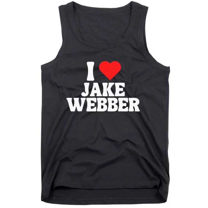 I Love Jake Webber I Heart Jake Webber Tank Top