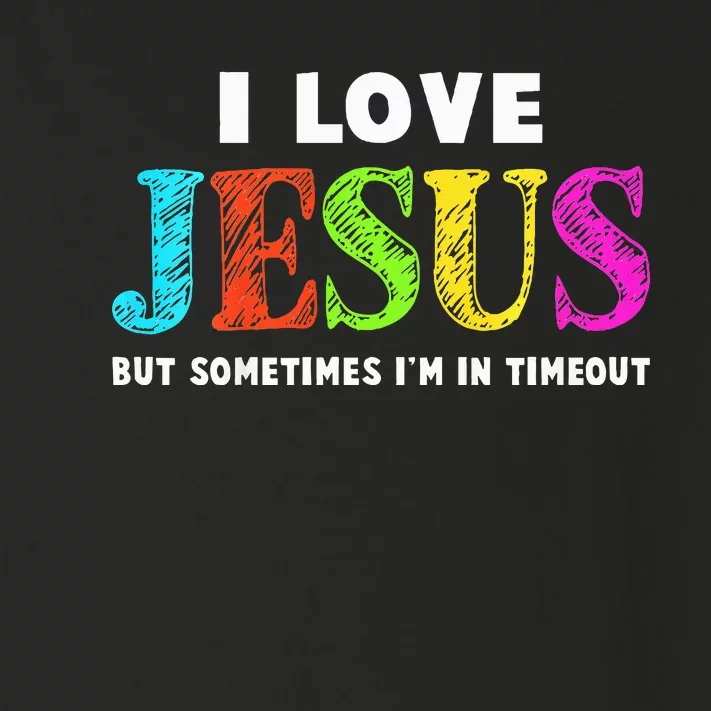 I Love Jesus Christian Faith Gifts Cute Toddler Long Sleeve Shirt