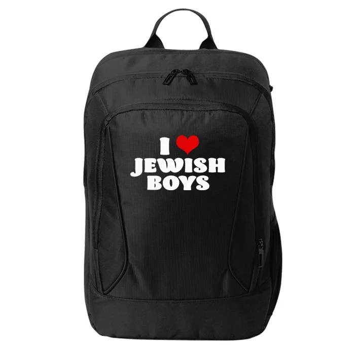 I Love Jewish Red Heart Hanukkah City Backpack