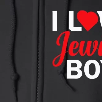 I Love Jewish Full Zip Hoodie