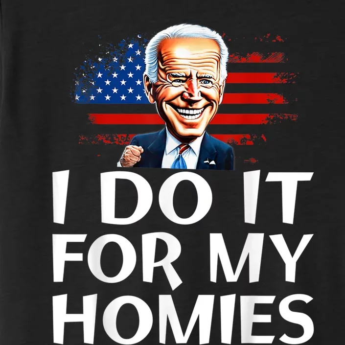 I Love Joe Biden Pro President American Flag Funny Patriotic ChromaSoft Performance T-Shirt