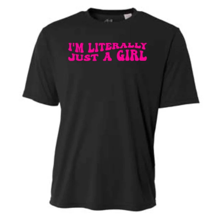 IM Literally Just A Girl Cooling Performance Crew T-Shirt