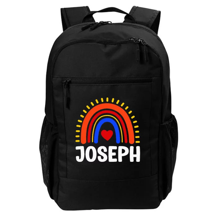 I Love Joseph Cute Joseph Rainbow Daily Commute Backpack