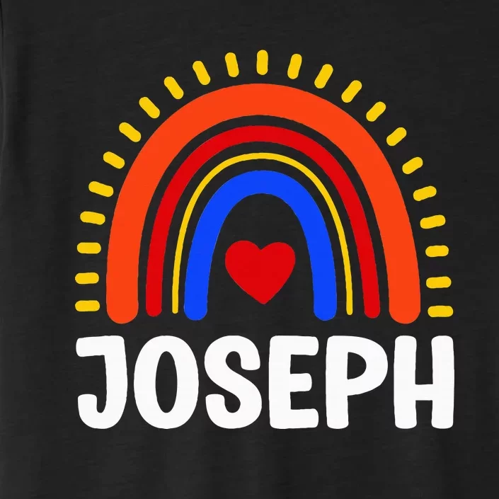 I Love Joseph Cute Joseph Rainbow ChromaSoft Performance T-Shirt