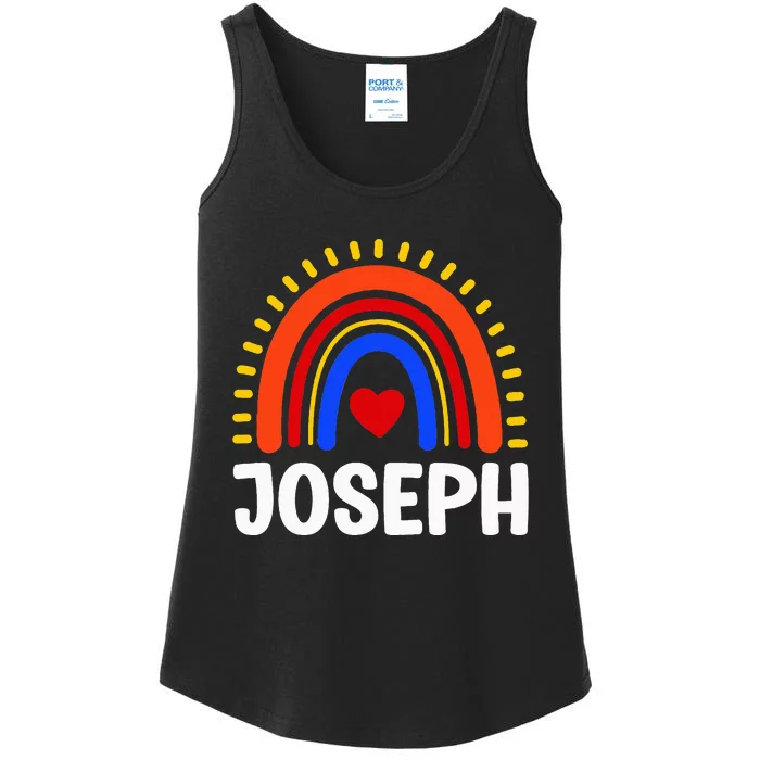 I Love Joseph Cute Joseph Rainbow Ladies Essential Tank