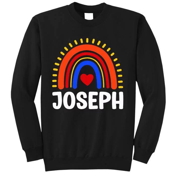 I Love Joseph Cute Joseph Rainbow Tall Sweatshirt