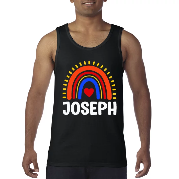 I Love Joseph Cute Joseph Rainbow Tank Top