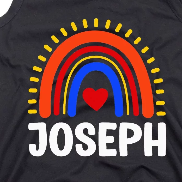 I Love Joseph Cute Joseph Rainbow Tank Top