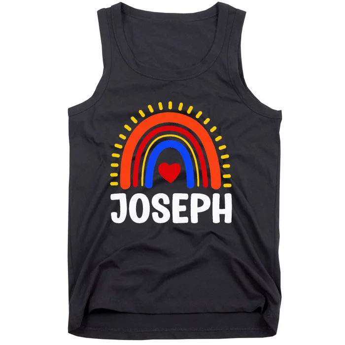 I Love Joseph Cute Joseph Rainbow Tank Top