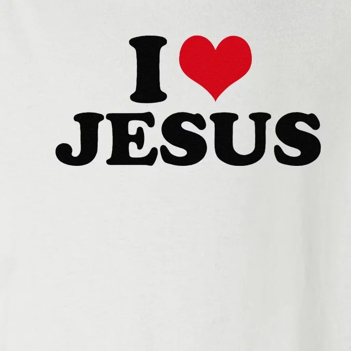 I Love Jesus Toddler Long Sleeve Shirt