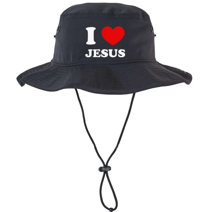 I Love Jesus I Heart Jesus Funny Jesus Legacy Cool Fit Booney Bucket Hat