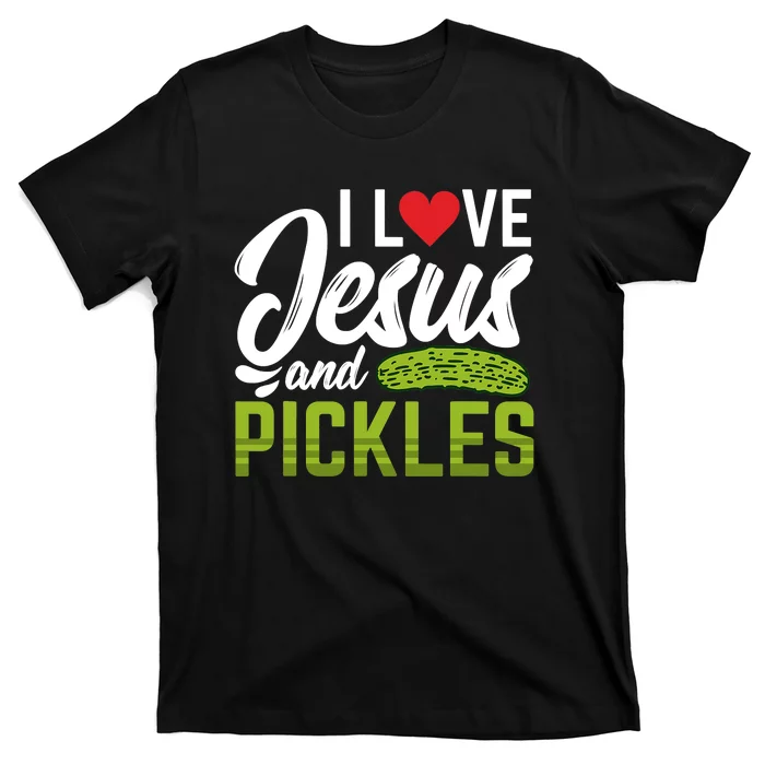 I Love Jesus And Pickles Funny Christian T Shirt Teeshirtpalace 8324