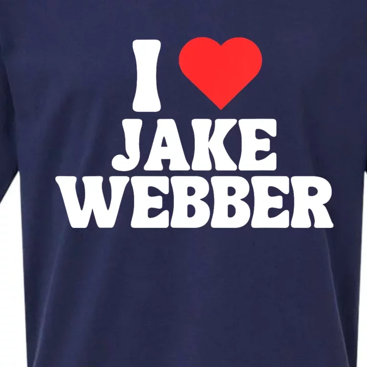 I Love Jake Webber I Heart Jake Webber Sueded Cloud Jersey T-Shirt