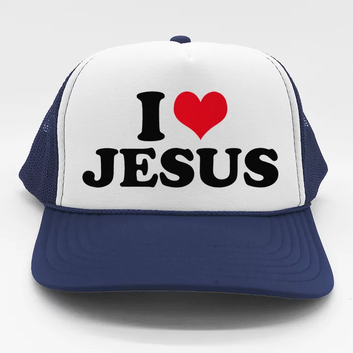 I Love Jesus Premium Trucker Hat