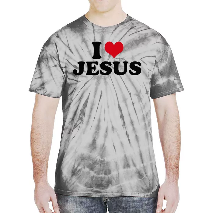 I Love Jesus Tie-Dye T-Shirt