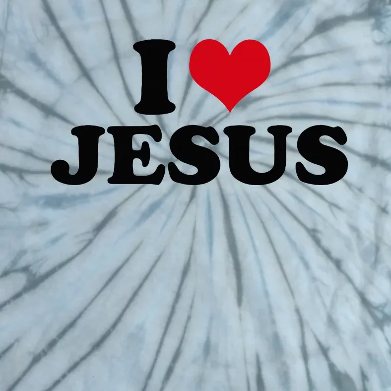 I Love Jesus Tie-Dye T-Shirt