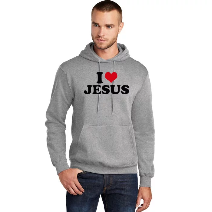 I Love Jesus Tall Hoodie