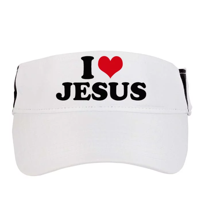 I Love Jesus Adult Drive Performance Visor