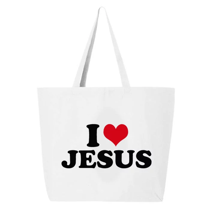 I Love Jesus 25L Jumbo Tote