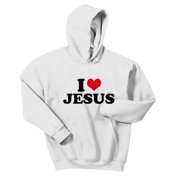 I Love Jesus Kids Hoodie