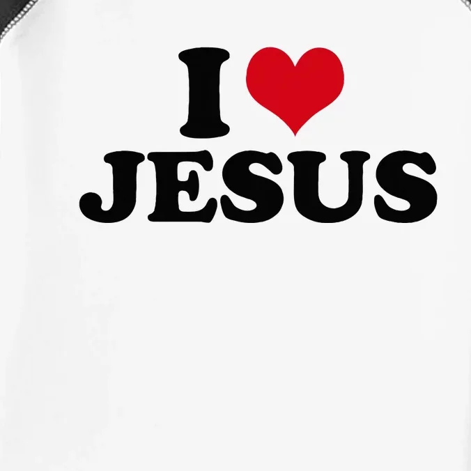 I Love Jesus Infant Baby Jersey Bodysuit