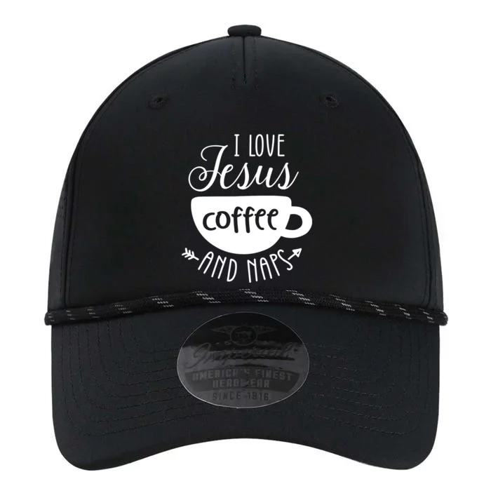 I Love Jesus Coffee And Naps Performance The Dyno Cap