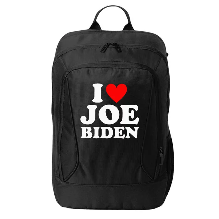 I Love Joe Biden Heart City Backpack