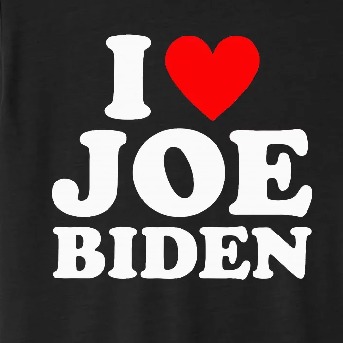 I Love Joe Biden Heart ChromaSoft Performance T-Shirt