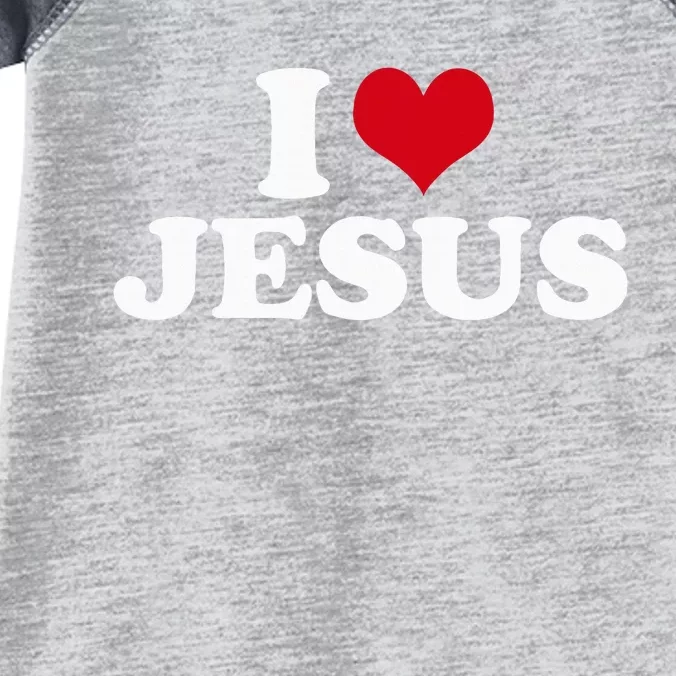 I Love Jesus Infant Baby Jersey Bodysuit