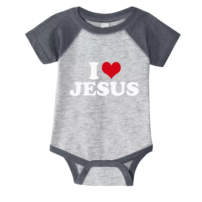 I Love Jesus Infant Baby Jersey Bodysuit