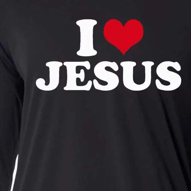 I Love Jesus Cooling Performance Long Sleeve Crew