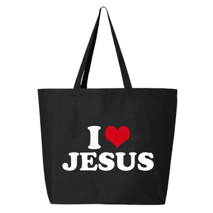 I Love Jesus 25L Jumbo Tote