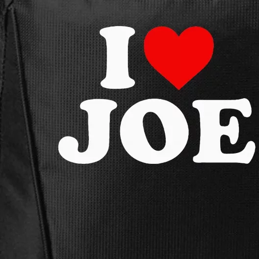 I Love Joe Biden Heart Gift City Backpack