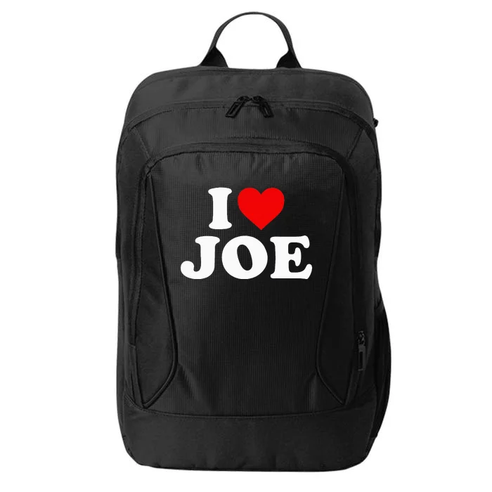 I Love Joe Biden Heart Gift City Backpack