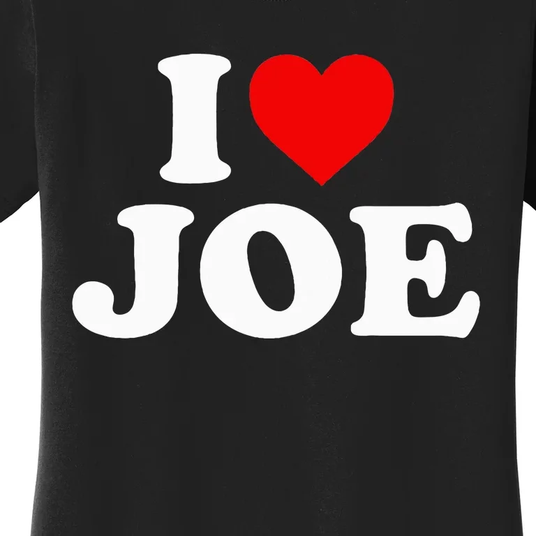 I Love Joe Biden Heart Gift Women's T-Shirt