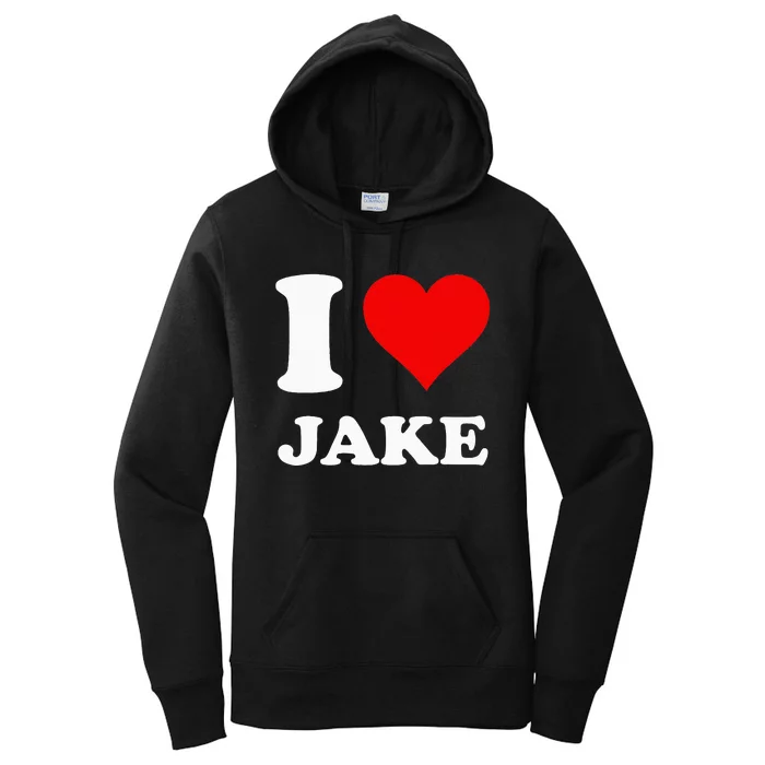 I Love Jake Women's Pullover Hoodie