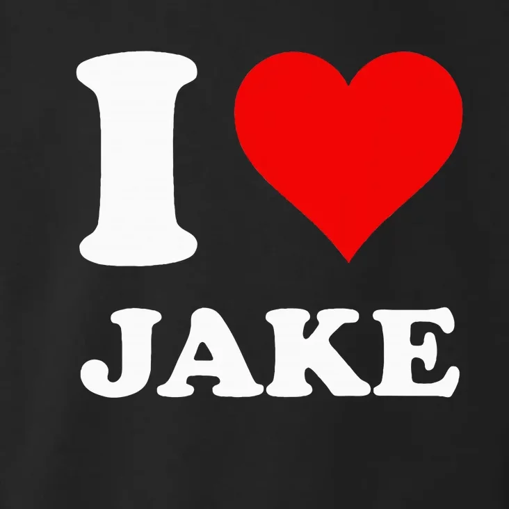 I Love Jake Toddler Hoodie