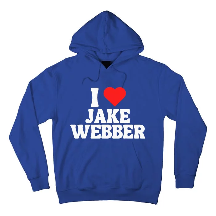 I Love Jake Webber I Heart Jake Webber Tall Hoodie