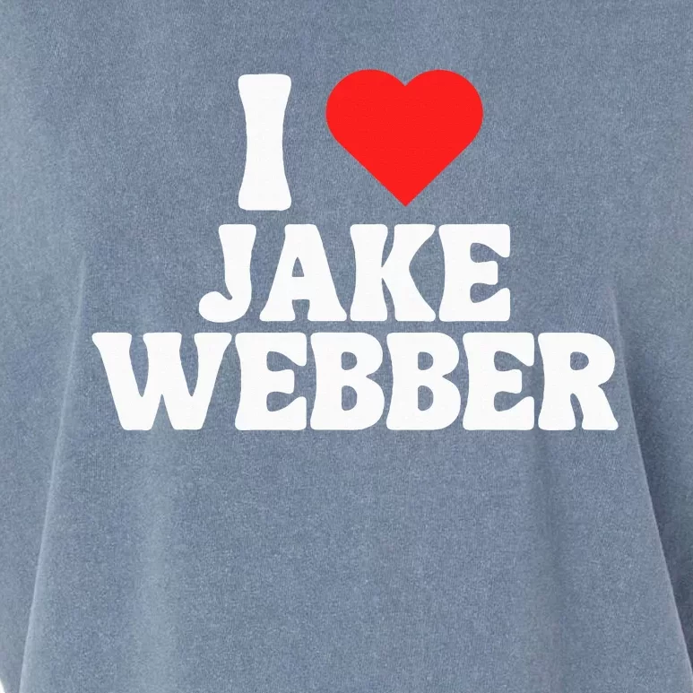 I Love Jake Webber I Heart Jake Webber Garment-Dyed Women's Muscle Tee