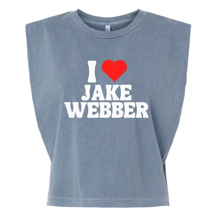 I Love Jake Webber I Heart Jake Webber Garment-Dyed Women's Muscle Tee