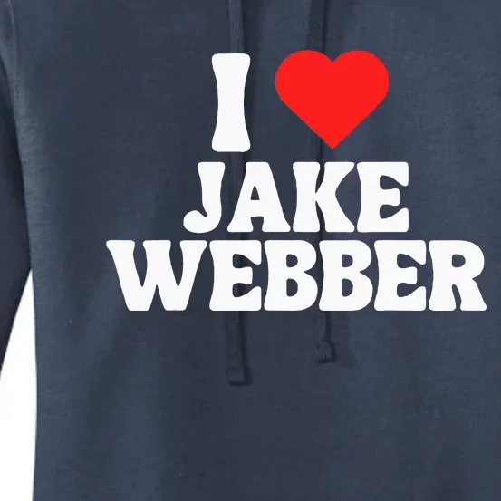 I Love Jake Webber I Heart Jake Webber Women's Pullover Hoodie